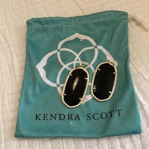 Kendra Scott Black Danielle Earrings